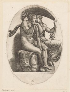 Hercule et Déjanire - Adamo Scultori