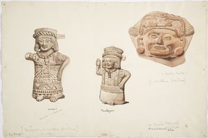 Figures, Veracruz (aquarelle)