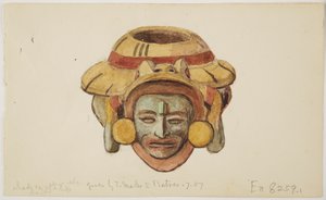 Cinq pages de dessins et figures - Adela Breton