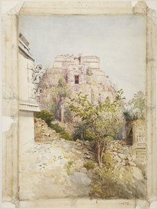Maison du Magicien, Uxmal, Mexique - Adela Breton