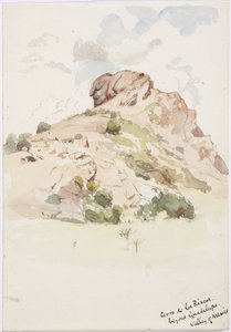 Vue - Cerro de los Riscos, au-delà de Guadalupe, Mexique - Adela Breton