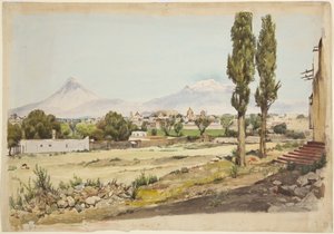 Volcans Popocatépetl et Iztaccíhuatl, Puebla, Mexique - Adela Breton