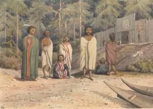 Indiens au Fort Rupert, île de Vancouver, juillet 1851 [Canada]
