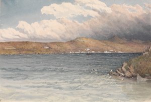 Colonisation à Port Stanley, Îles Falkland, mai 1849 - Admiral Sir Edward Gennys Fanshawe