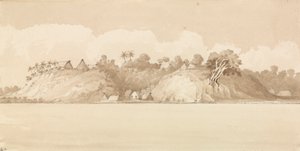 Vewa, îles Fidji, octobre 1849 - Admiral Sir Edward Gennys Fanshawe