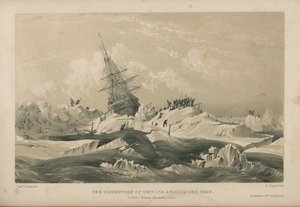 La rupture de la glace autour du navire - Admiral William Henry Smyth