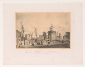 Vue de la porte de Delft à Rotterdam