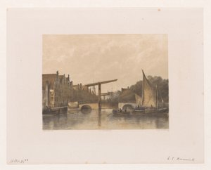 Vue de Zwanenburgwal - Adolf Carel Nunnink