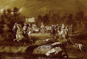 Pierre II à Peterhof