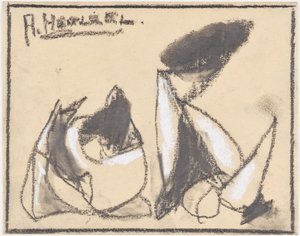 Composition abstraite - Adolf Holzel