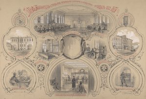 Le bureau télégraphique principal nouvellement construit à Saint-Pétersbourg et ouvert le 14 octobre 1862, 1862 - Adolf Jossifovich Charlemagne