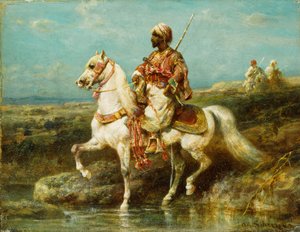 Cavalier arabe - Adolf Schreyer