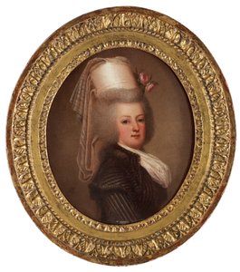 Portrait de la reine Marie-Antoinette de France 1755-1793, 1789 - Adolf Ulrich Wertmuller