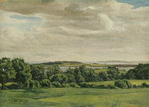 Paysage en Holstein, 1827
