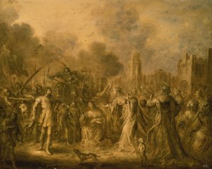 Triomphe de David - Adolf van der Venne