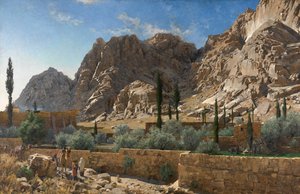 Le Monastère de Sainte-Catherine sur le mont Sinaï - Adolf von Meckel