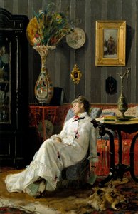 La sieste. Peinture d