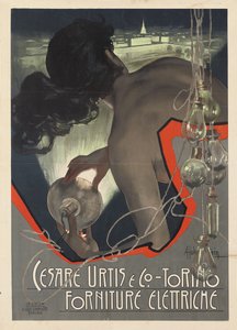 Affiche publicitaire produite pour la société italienne de fournitures d