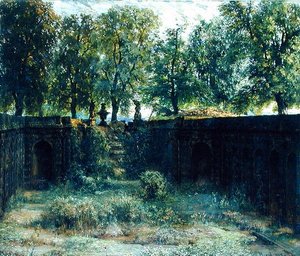 Nymphée dans le Zwinger à Dresde, 1850 - Adolph Menzel