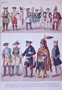 Grenadiers prussiens du temps de Frédéric le Grand
