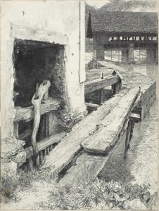 Écluse - Adolph Menzel