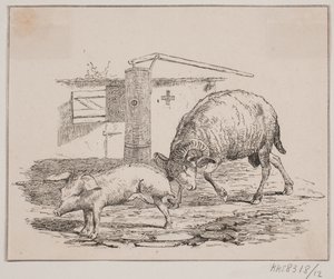 Le bélier et le cochon