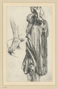Saint Christophe, maître des apôtres de Freiberg, à Dresde - Adolph Menzel