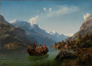 Procession nuptiale sur le Hardanger