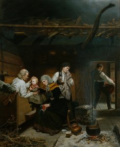 La bénédiction du grand-père - Adolph Tidemand