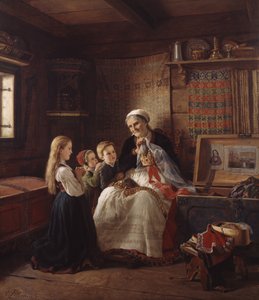 Couronne de mariage de grand-mère - Adolph Tidemand