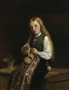 Petite Synneave - Adolph Tidemand