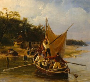 Retour des pêcheurs danois - Adolph Tidemand