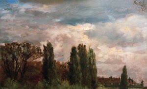 Vue dans le parc du prince Albrecht - Adolph Menzel