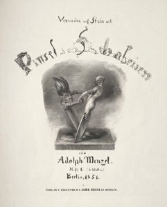 Essai sur la pierre avec pinceau et grattoir : Page de titre