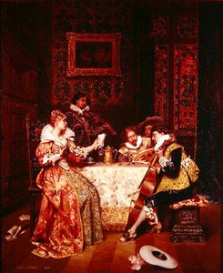 La fête musicale - Adolphe Alexandre Lesrel