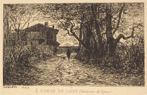 Une gorge à Loup - Adolphe Appian