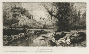 À Valromay Ain, 1868 - Adolphe Appian