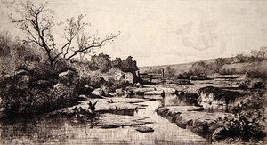 Source de la rivière Albarine - Adolphe Appian