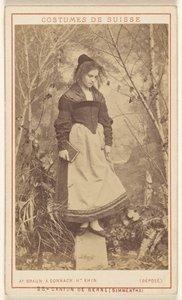 Costumes de Suisse. Canton De Berne (Simmenthal) - Adolphe Braun
