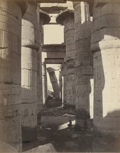 Haute-Égypte, Salle Hypostyle à Karnak - Adolphe Braun