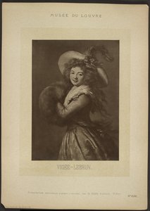 [Self-portrait by Vigee-Lebrun, Musée du Louvre]
