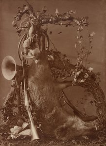 [Nature morte représentant une scène de chasse]