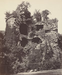 La tour éclatée, château de Heidelberg, v. 1865 (photo) - Adolphe Braun