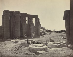 Le Ramesseum, Thèbes - Adolphe Braun