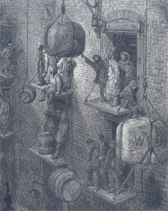 Entrepôt dans la ville, 1872 - Adolphe Francois Pannemaker
