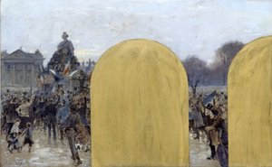 Esquisse pour le bureau du préfet à l