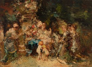 Hommage - Adolphe Joseph Thomas Monticelli