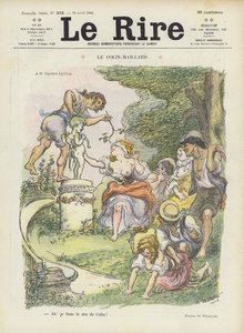 Colin-maillard. Illustration pour Le Rire