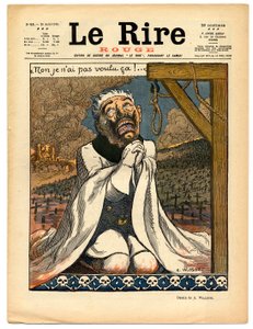 Couverture de Le Rire Rouge, Satirique en Couleurs - Adolphe Leon Willette