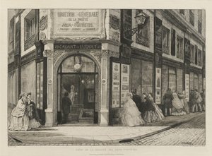 Siège de la Société des Aqua-Fortistes, 1864